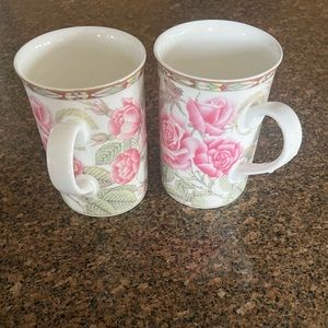 Royal Canterbury fine bone China mugs